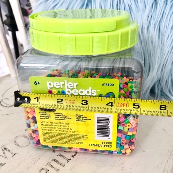 Perler Beads, Approx Half Container - Picture 7 of 9